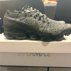 Nike Black and White Vapormax Shoes